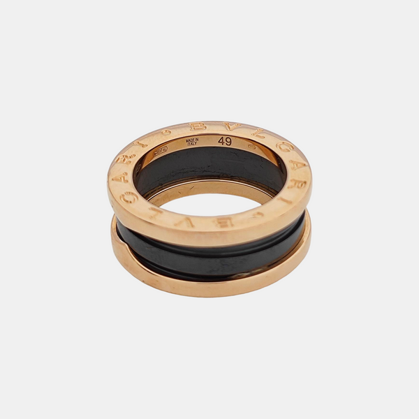 B.ZERO1 18k Rose Gold Ring EU 49