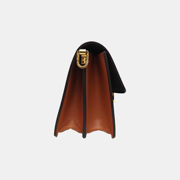 DAUPHINE MM Monogram Coated Canvas Brown