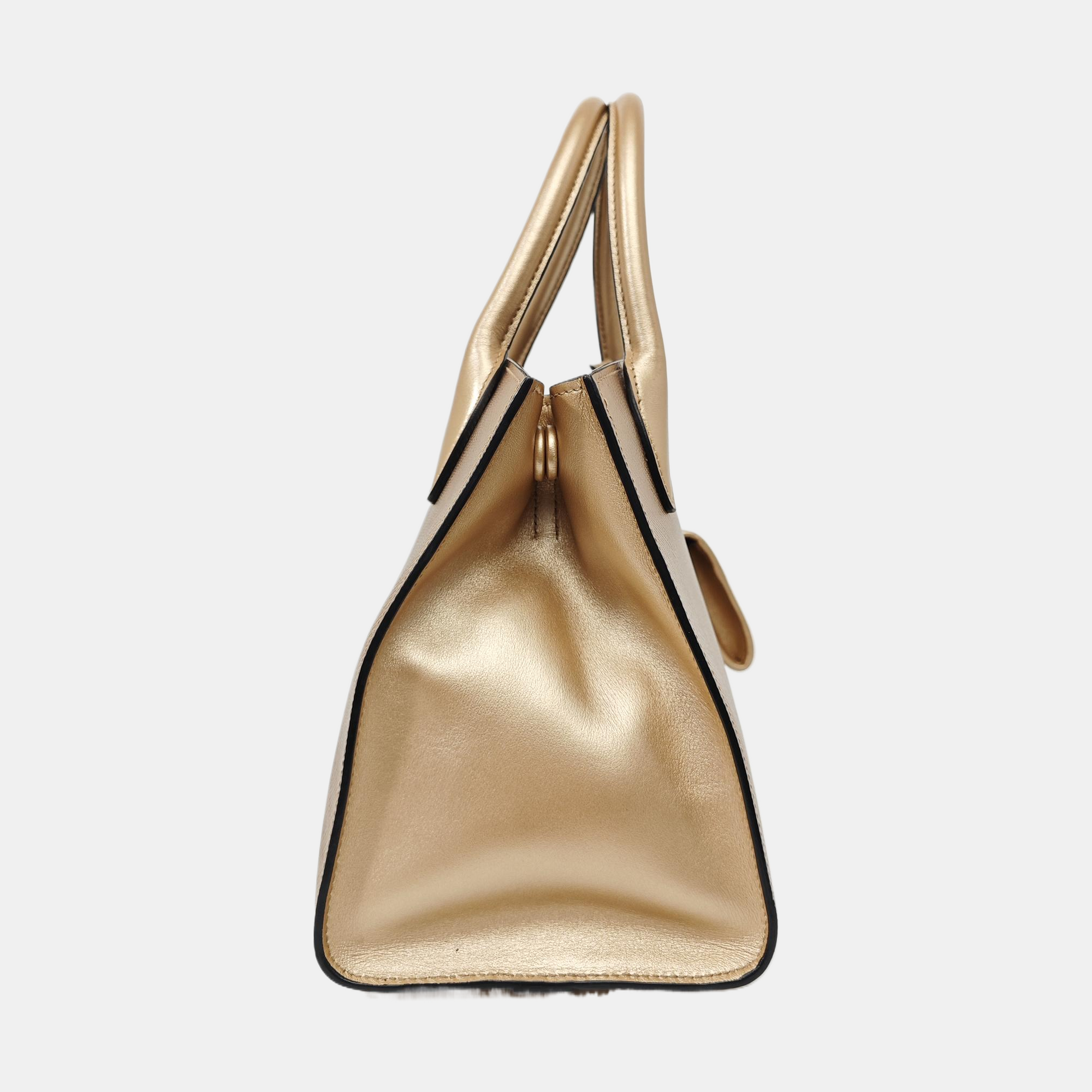 Calfskin Shoulder Bag Beige