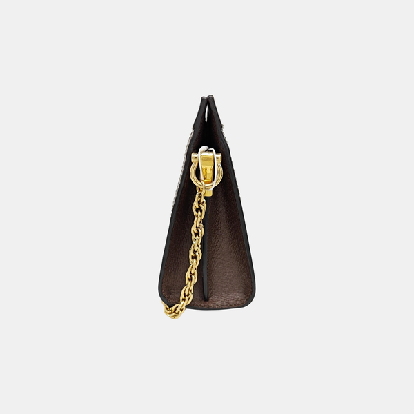 Ophidia Medium Monogram Coated Canvas Beige