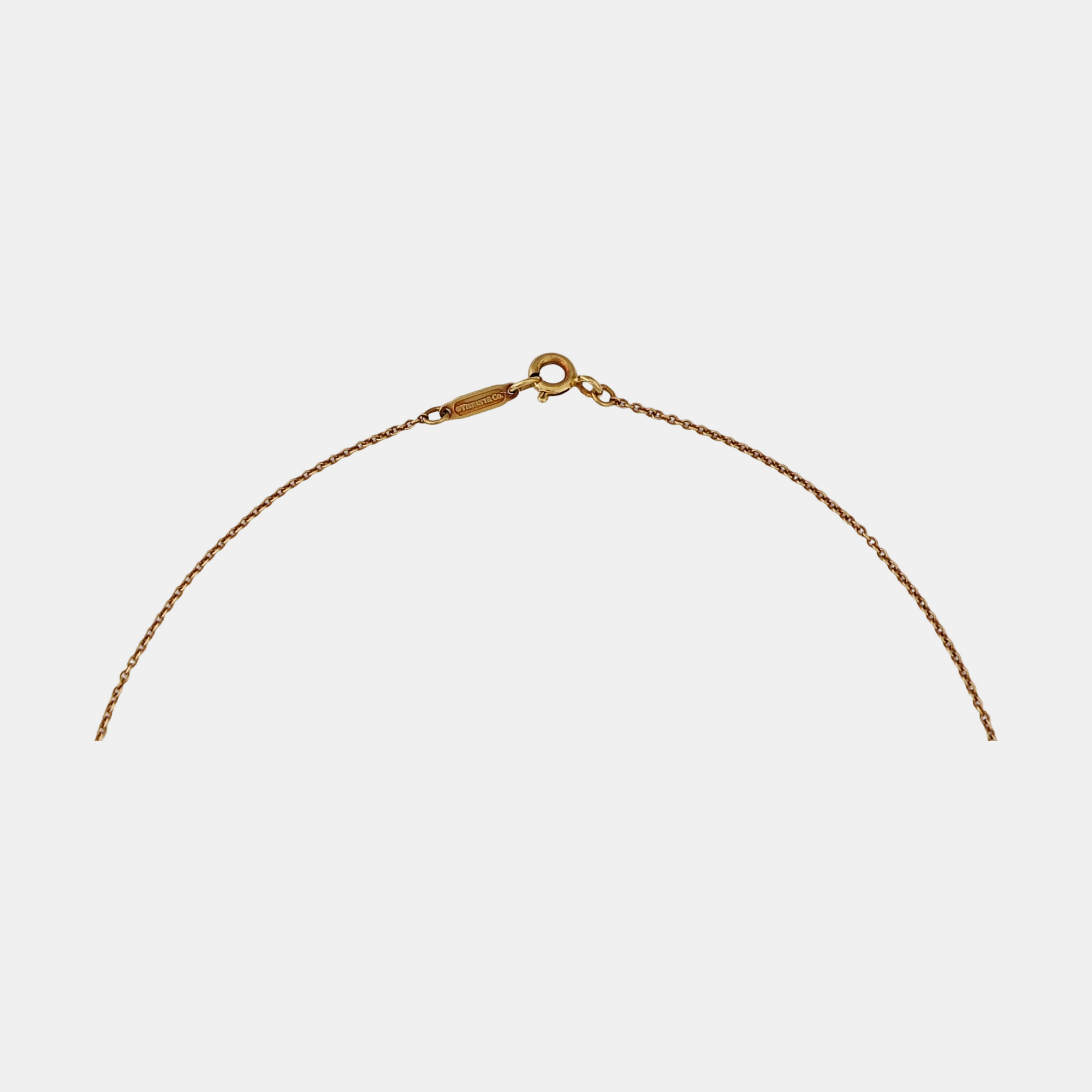 Tiffany Bow 18k Gold Necklace