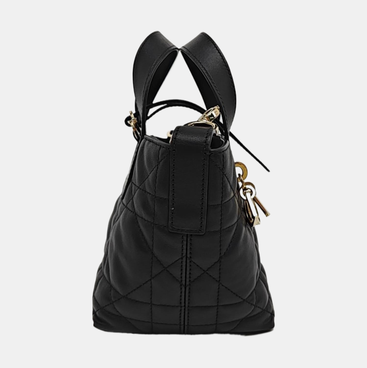 Toujours Nano Cannage Calfskin Black