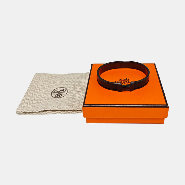 Clic Clac H Metal Black Bangle