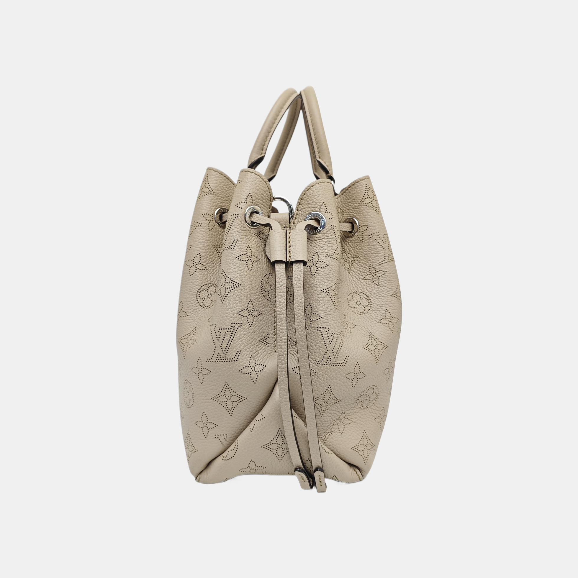 BELLA Monogram Calfskin Gray