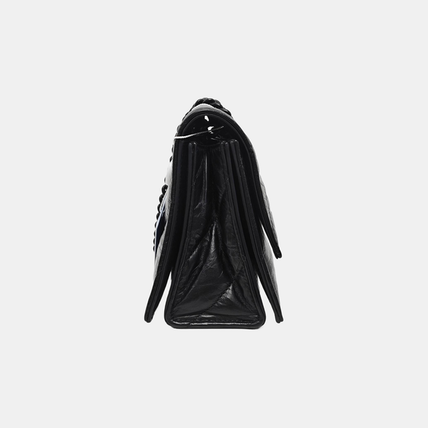 Crush Small Quilted Calfskin Black