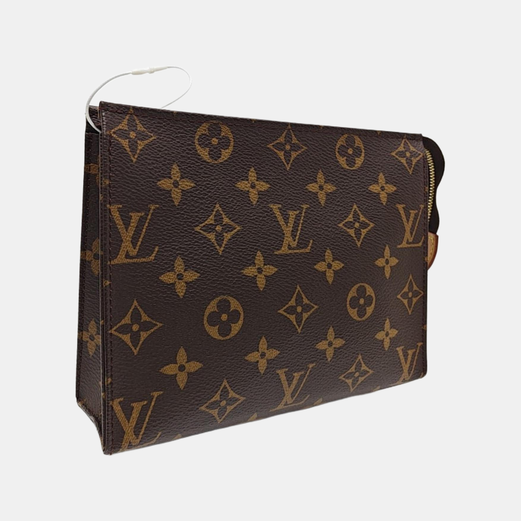 TOILET POCKET 19 Monogram Coated Canvas Brown