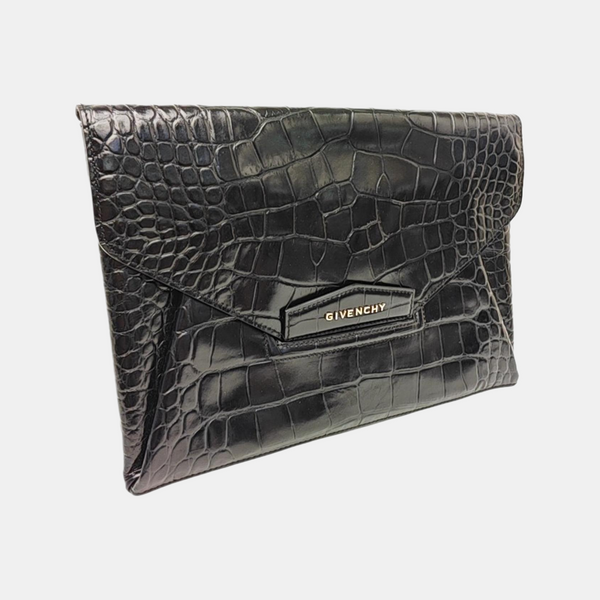 Calfskin Clutch Black