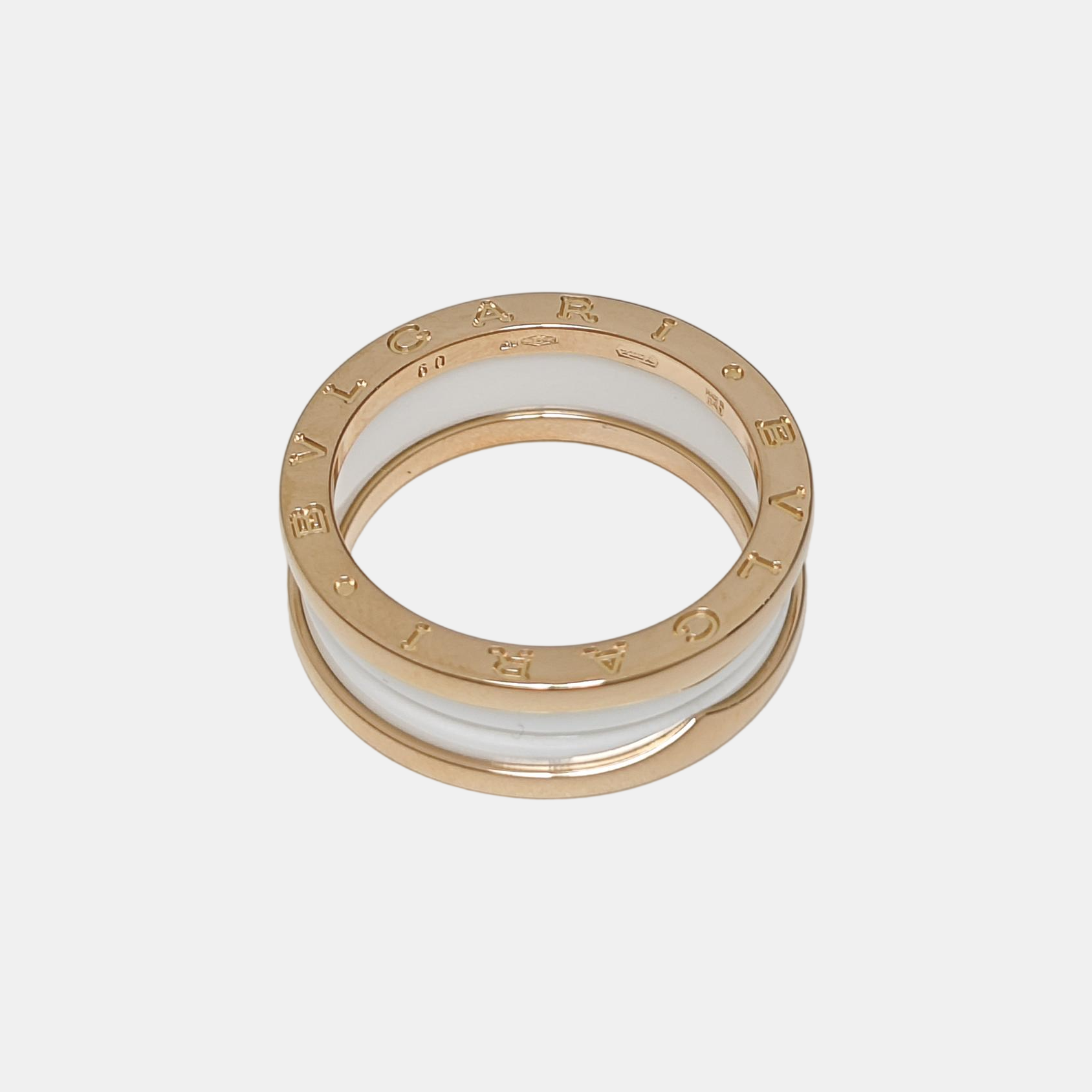 B.ZERO1 18k Rose Gold Ring EU 60