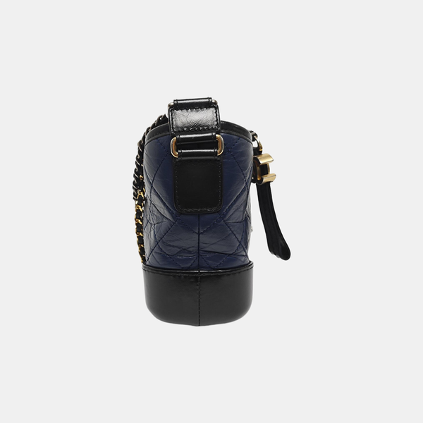 Authenticated pre-owned  GABRIELLE Quilted Calfskin Blue - Shoulder Bag at Looply