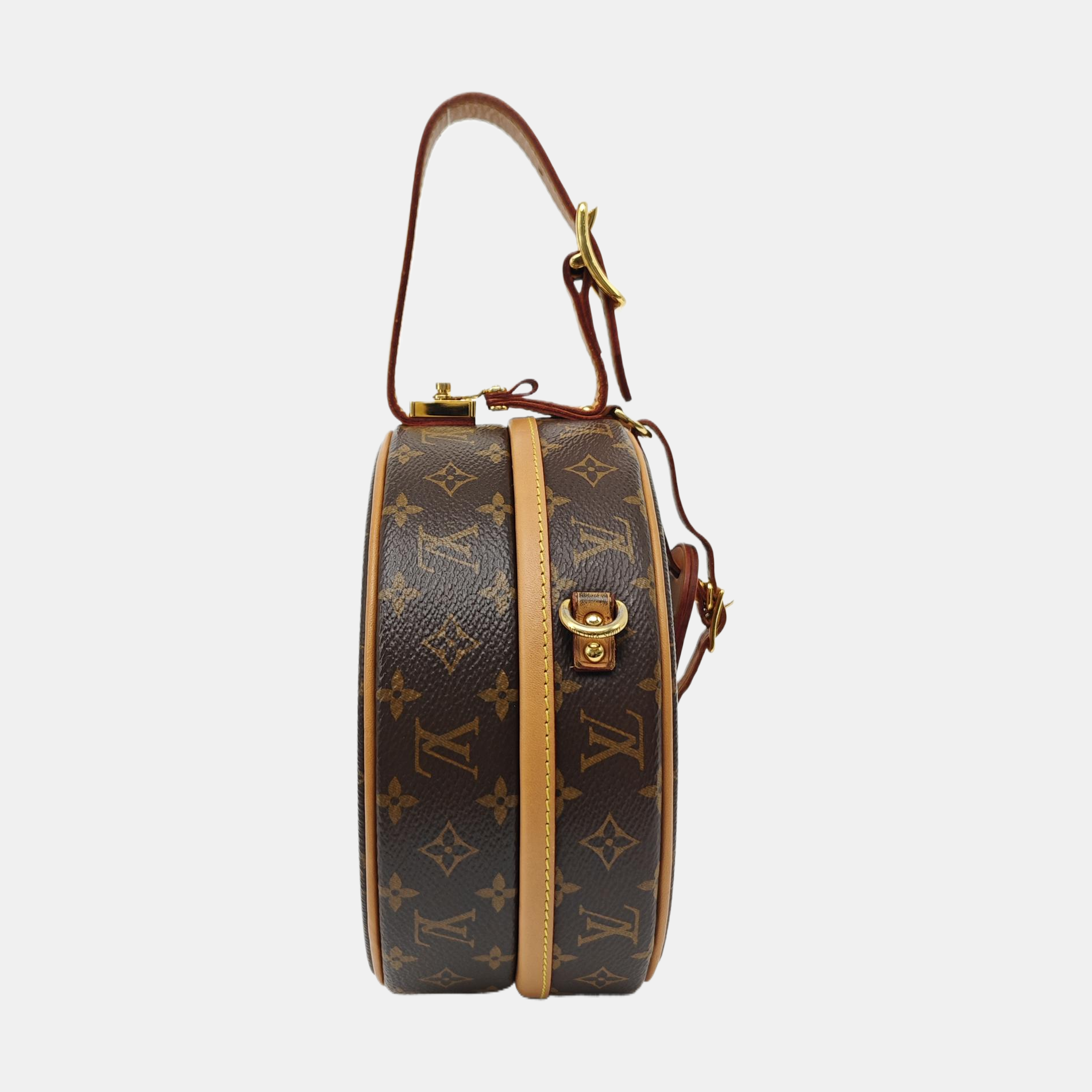 BOITE CHAPEAU PM Monogram Coated Canvas Brown