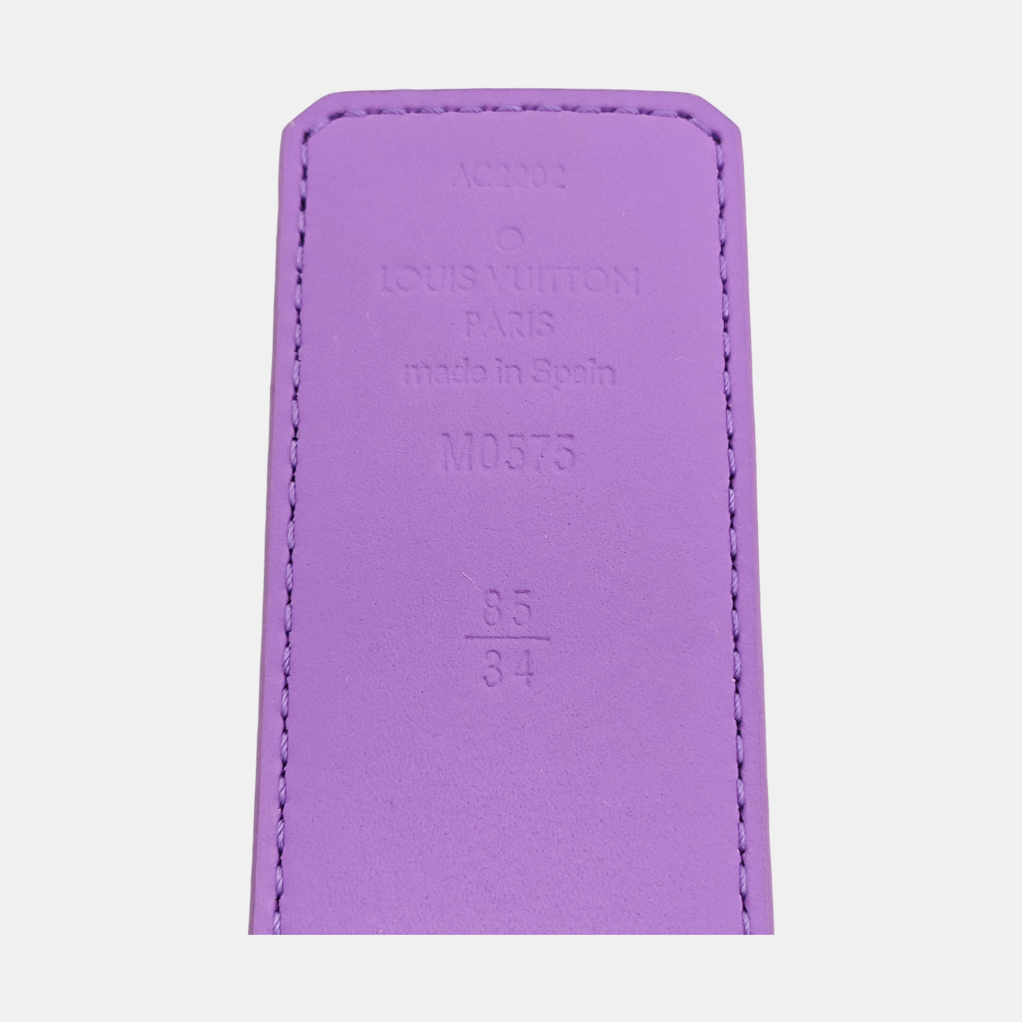 Coated Canvas Belt Brown