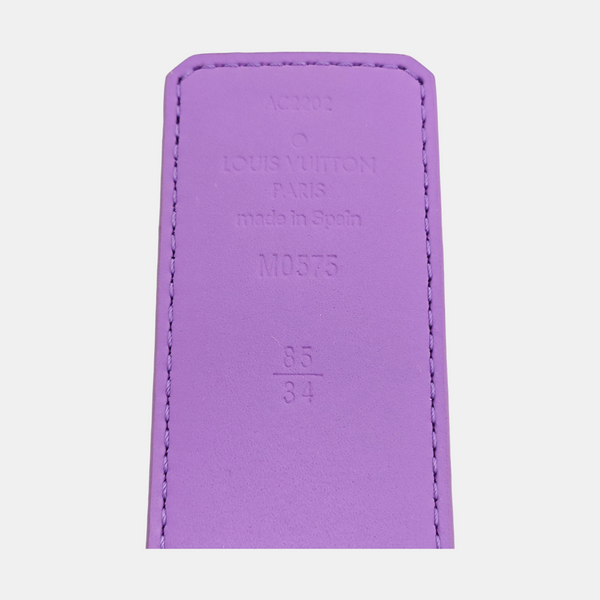 Coated Canvas Belt Brown