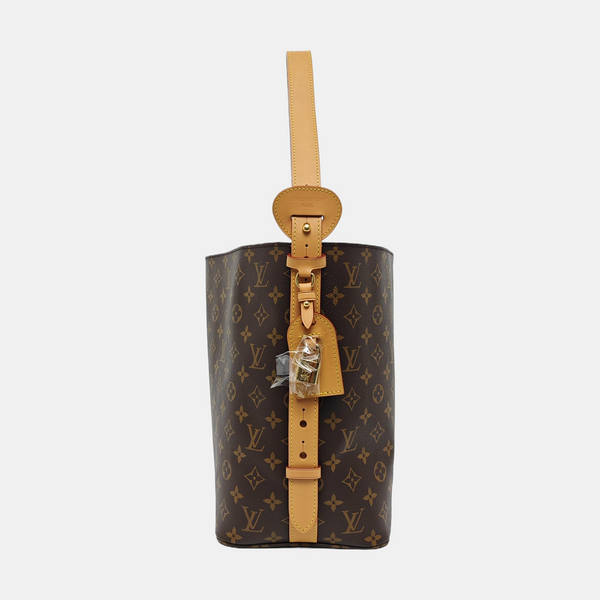 ALL IN GM Monogram Coated Canvas Brown