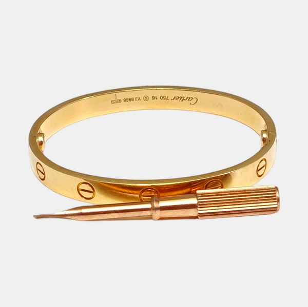 LOVE 18k Rose Gold Bangle