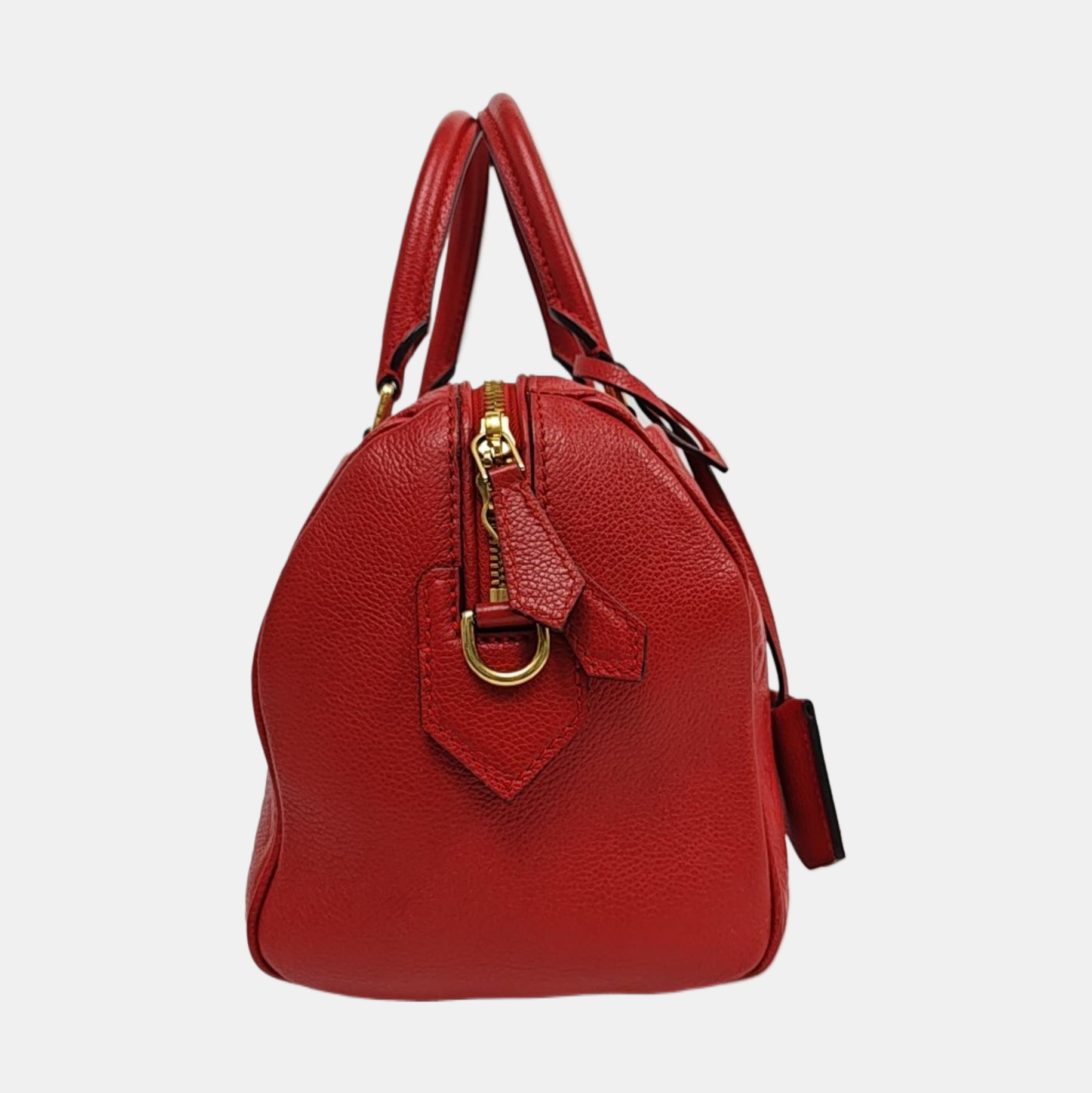 Authenticated pre-owned  SPEEDY 25 Monogram Calfskin Red - Shoulder Bag at Looply