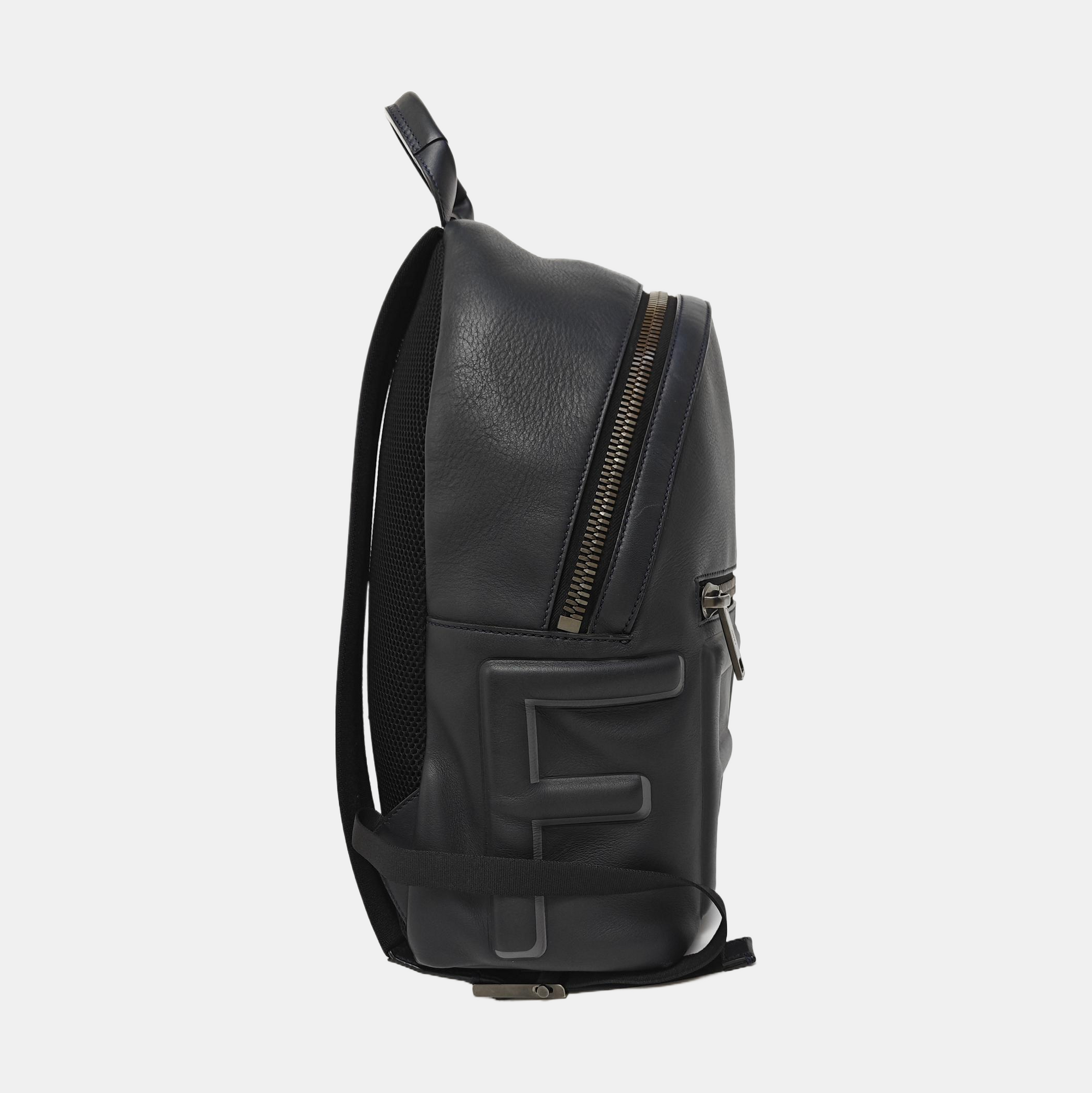 Calfskin Backpack Black