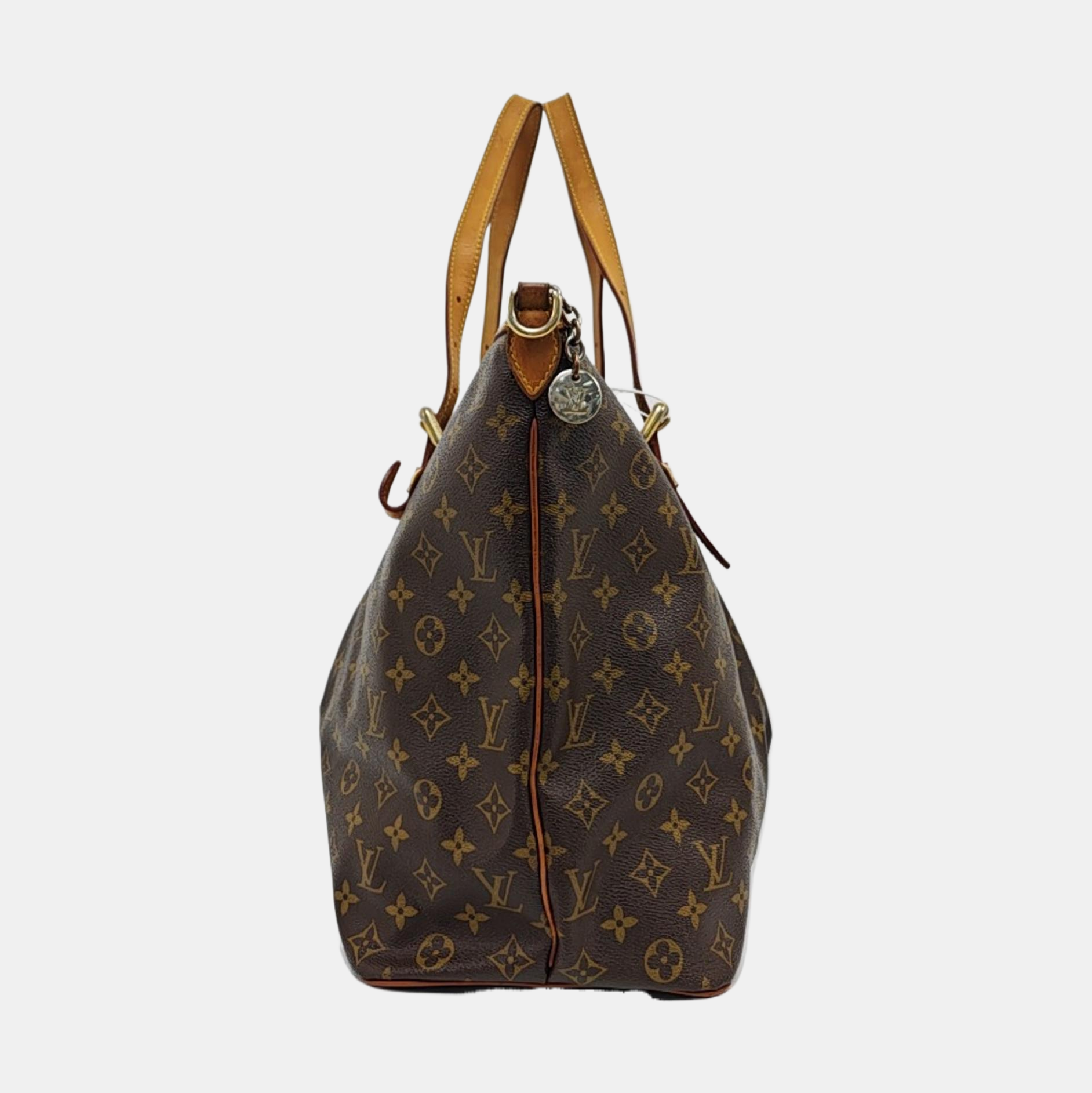 PALERMO GM Monogram Coated Canvas Brown