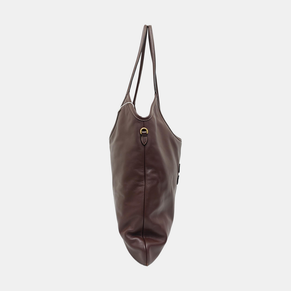 IVY Large Calfskin Brown