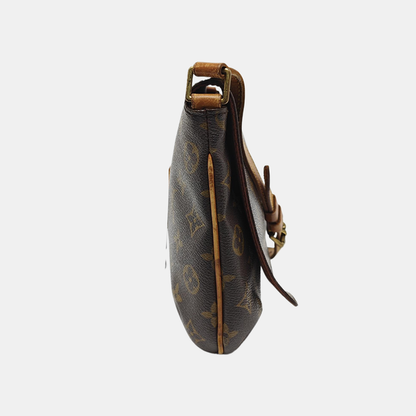 MUSETTE TANGO Monogram Coated Canvas Brown
