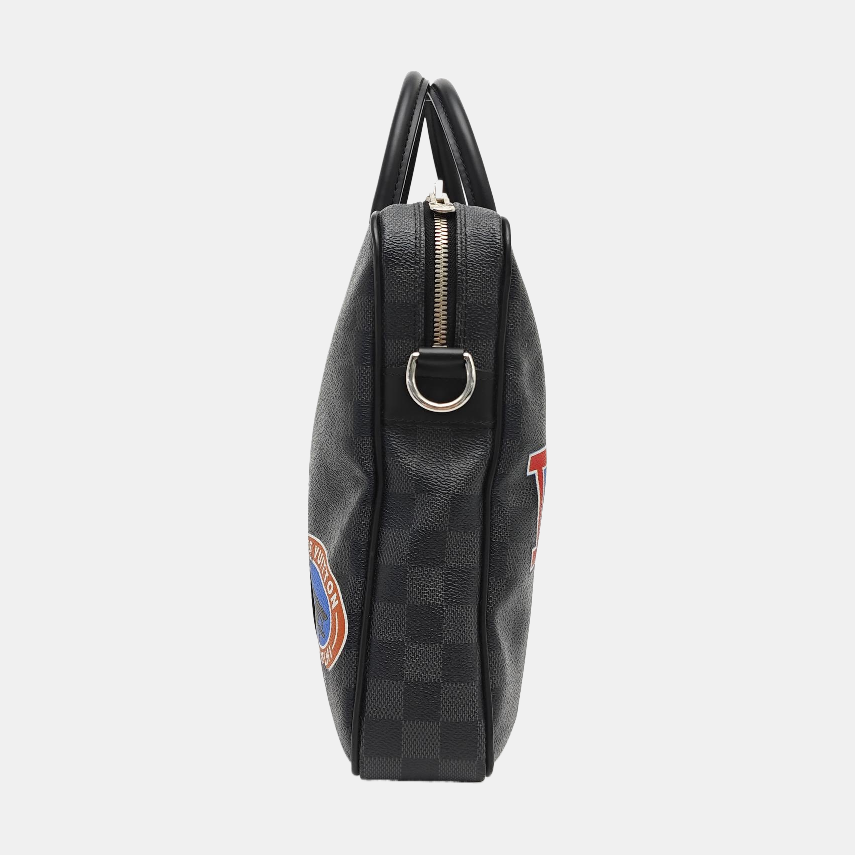 ANTON Damier Graphite Coated Canvas Gray