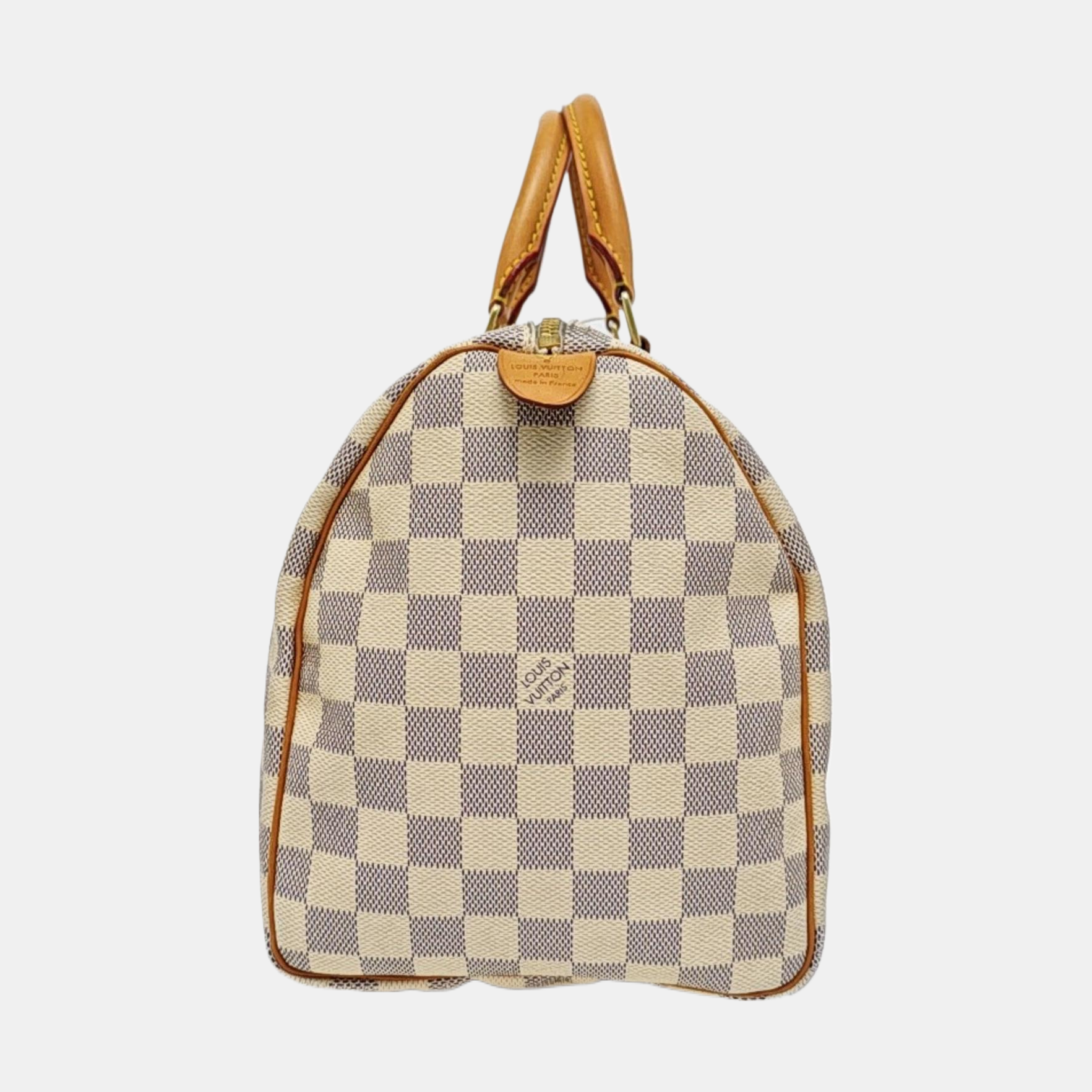 SPEEDY 30 Damier Azur Coated Canvas White