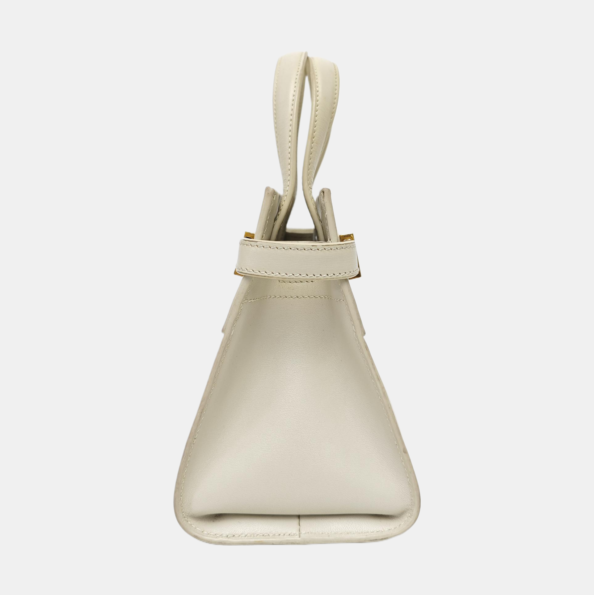 MANHATTAN Nano Calfskin White
