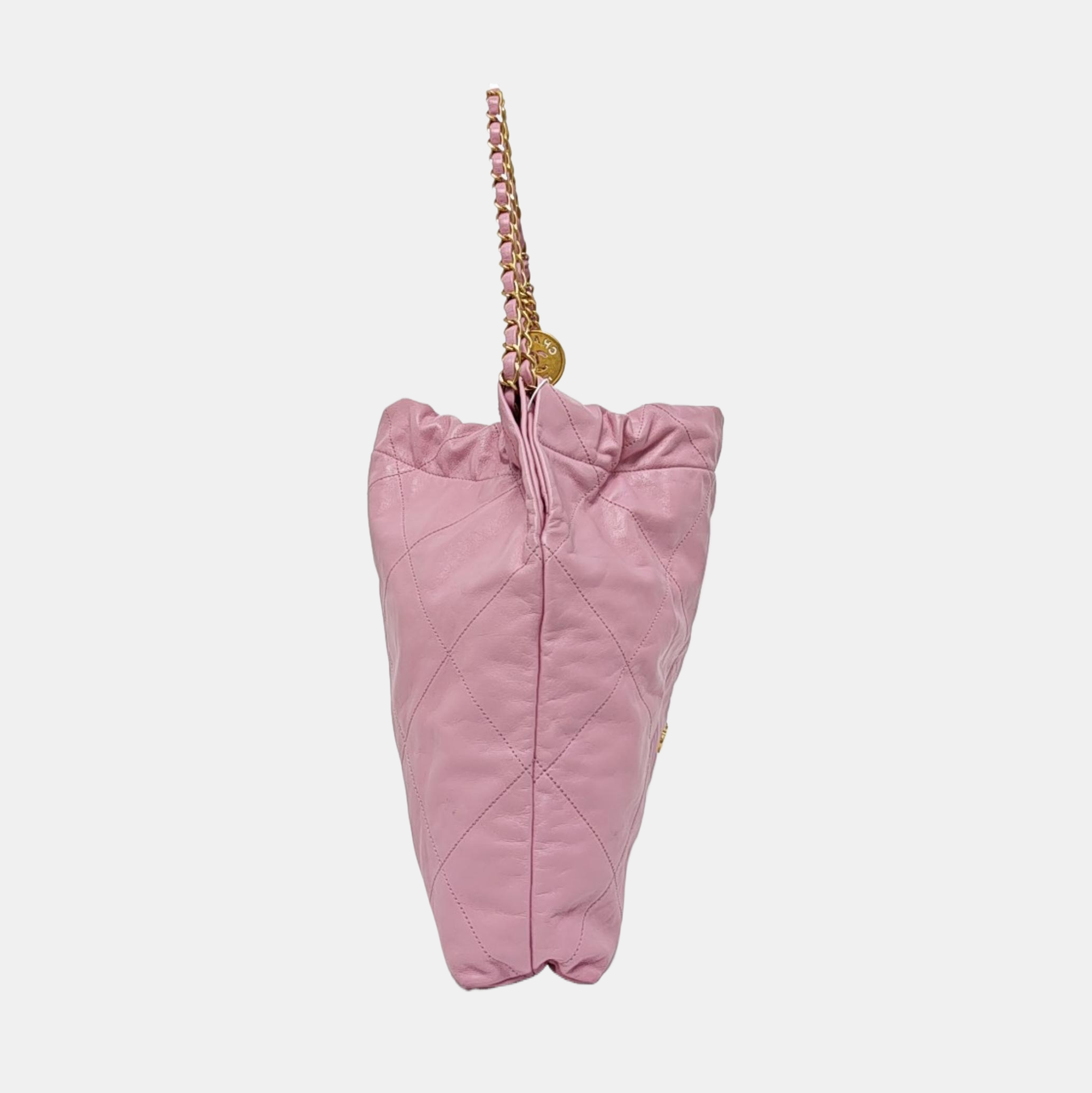 CHANEL 22 Medium Quilted Calfskin Pink