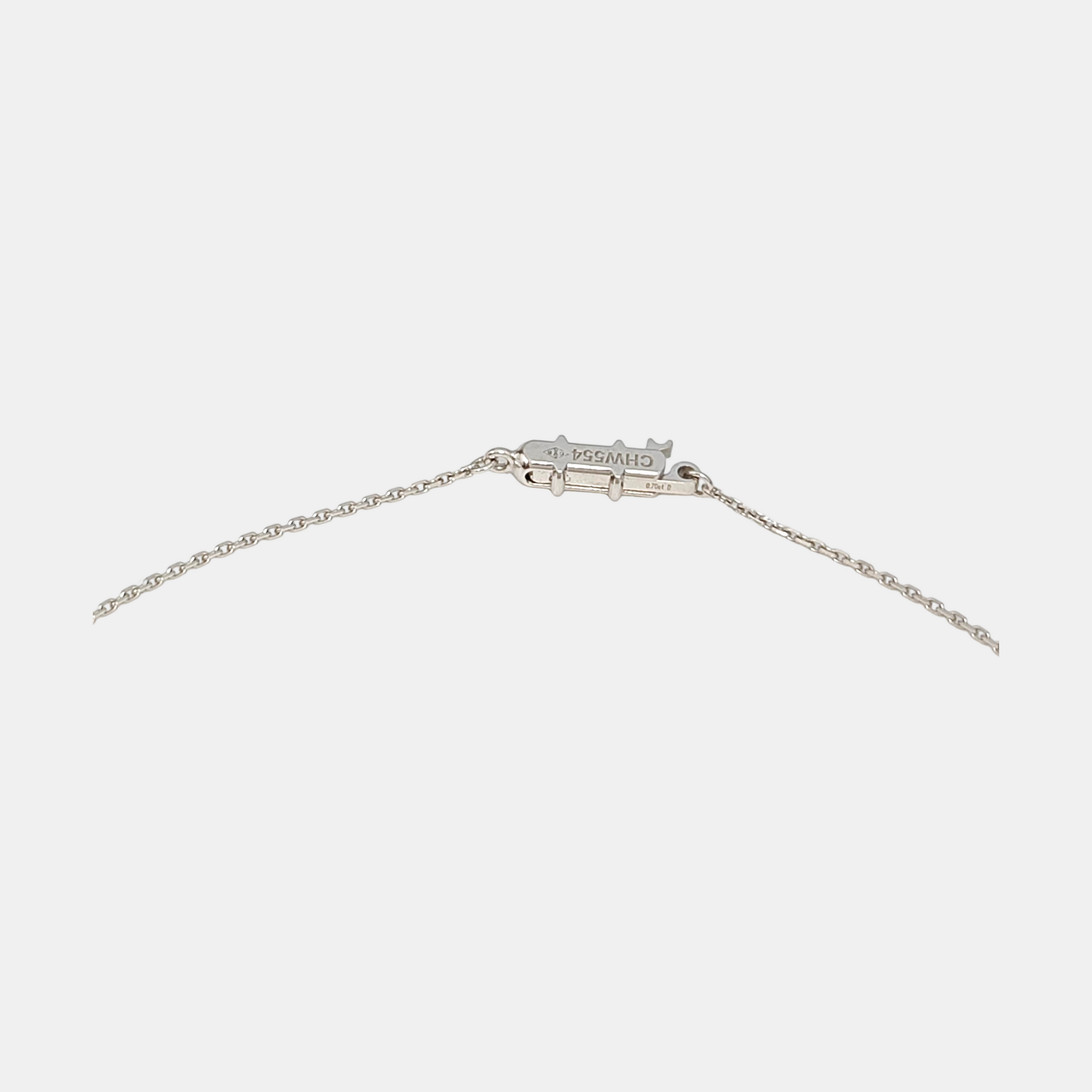 TRINITY 18k White Gold Silver Necklace