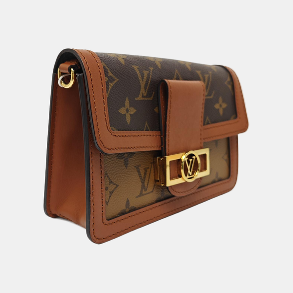 DAUPHINE Monogram Coated Canvas Brown