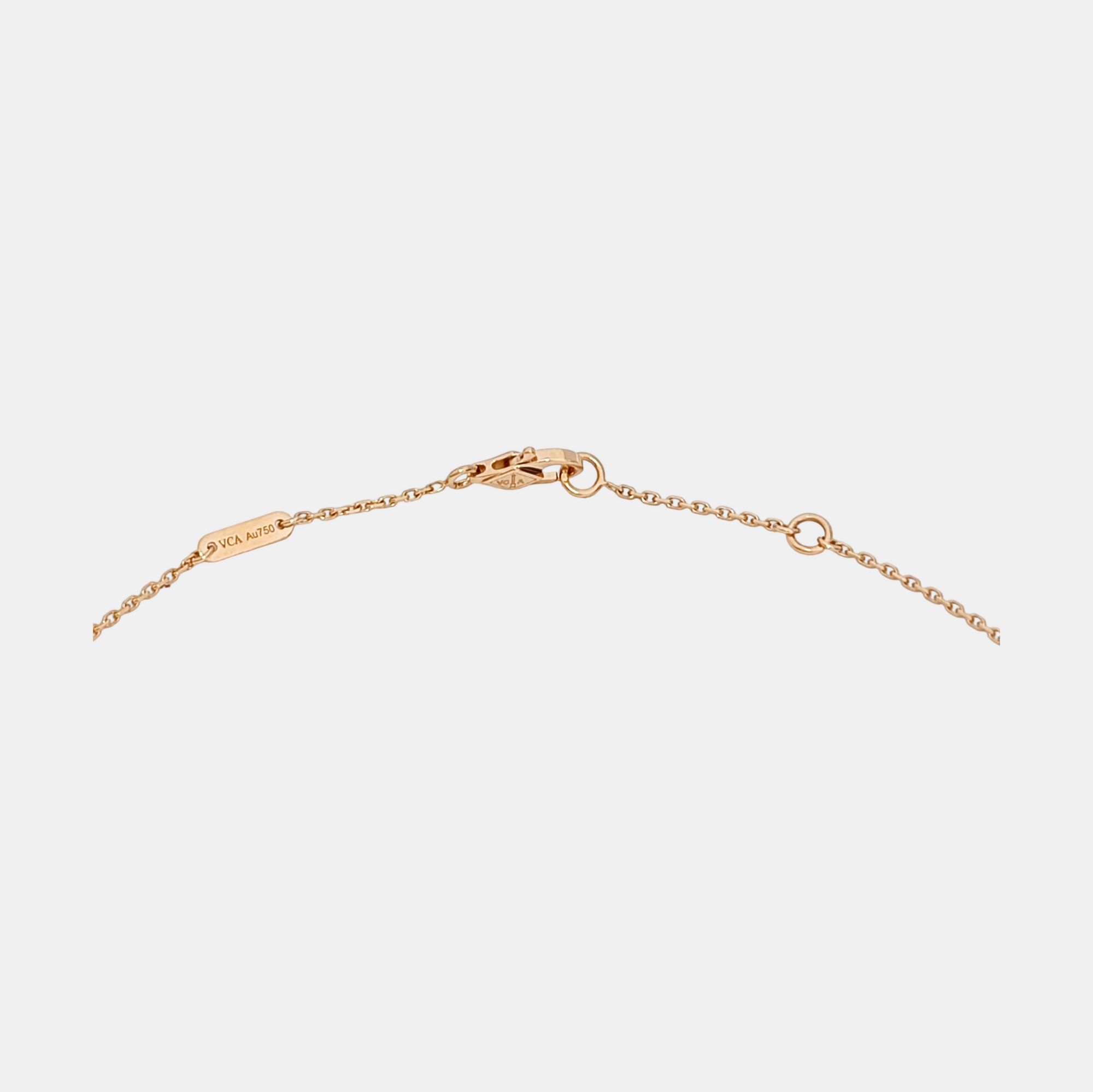 Sweet Alhambra 18k Rose Gold Necklace