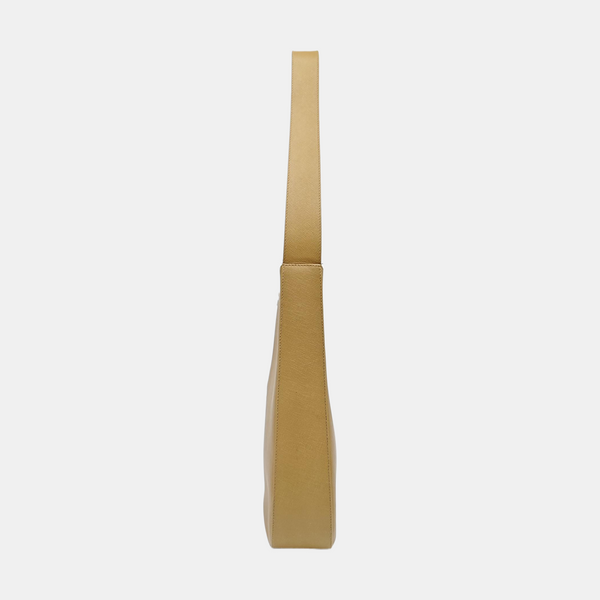 Calfskin Shoulder Bag Beige