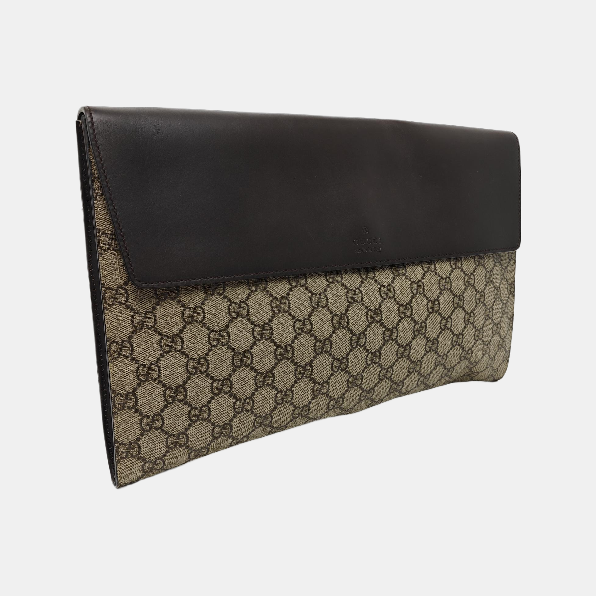 GG Supreme Monogram Coated Canvas Beige