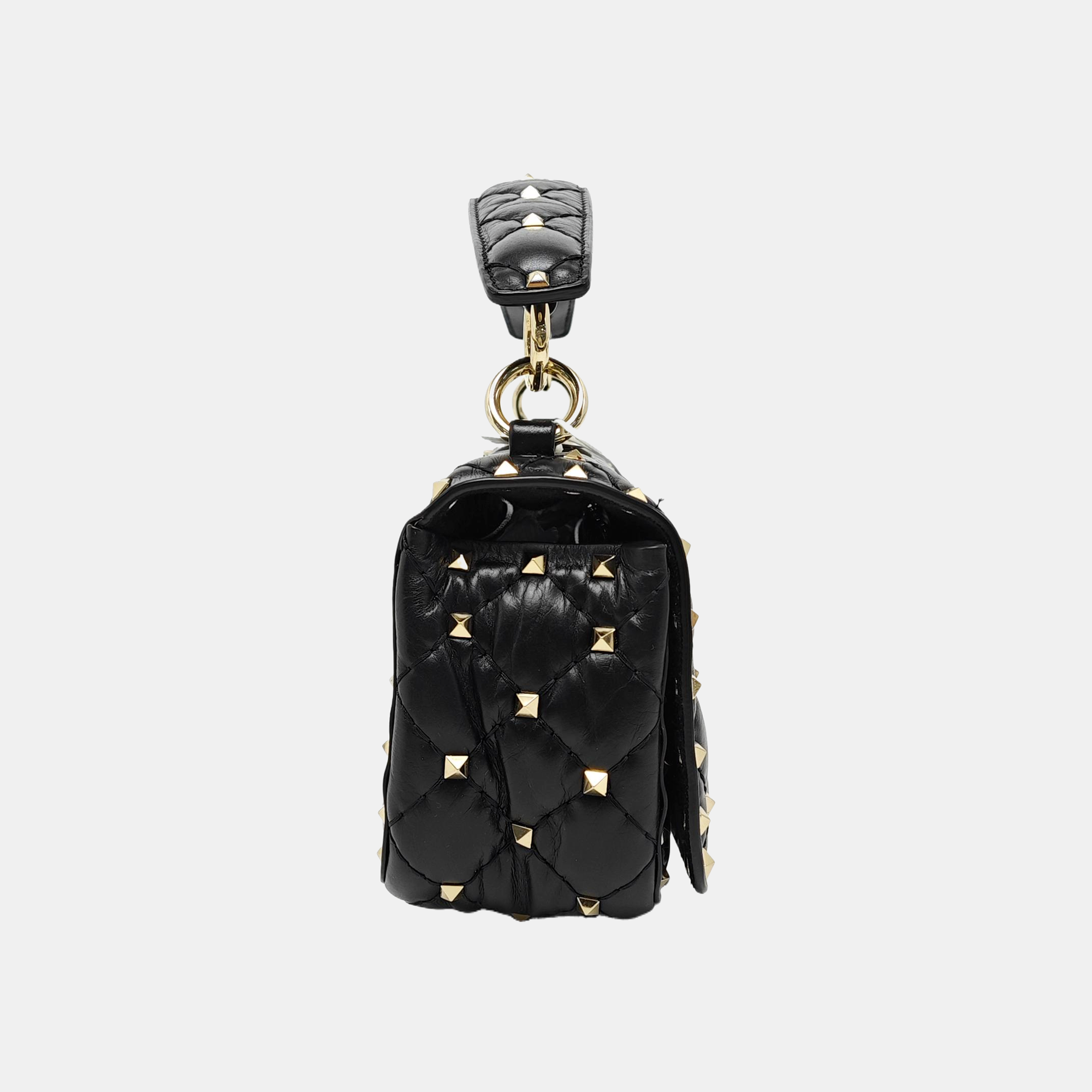 Calfskin Shoulder Bag Black
