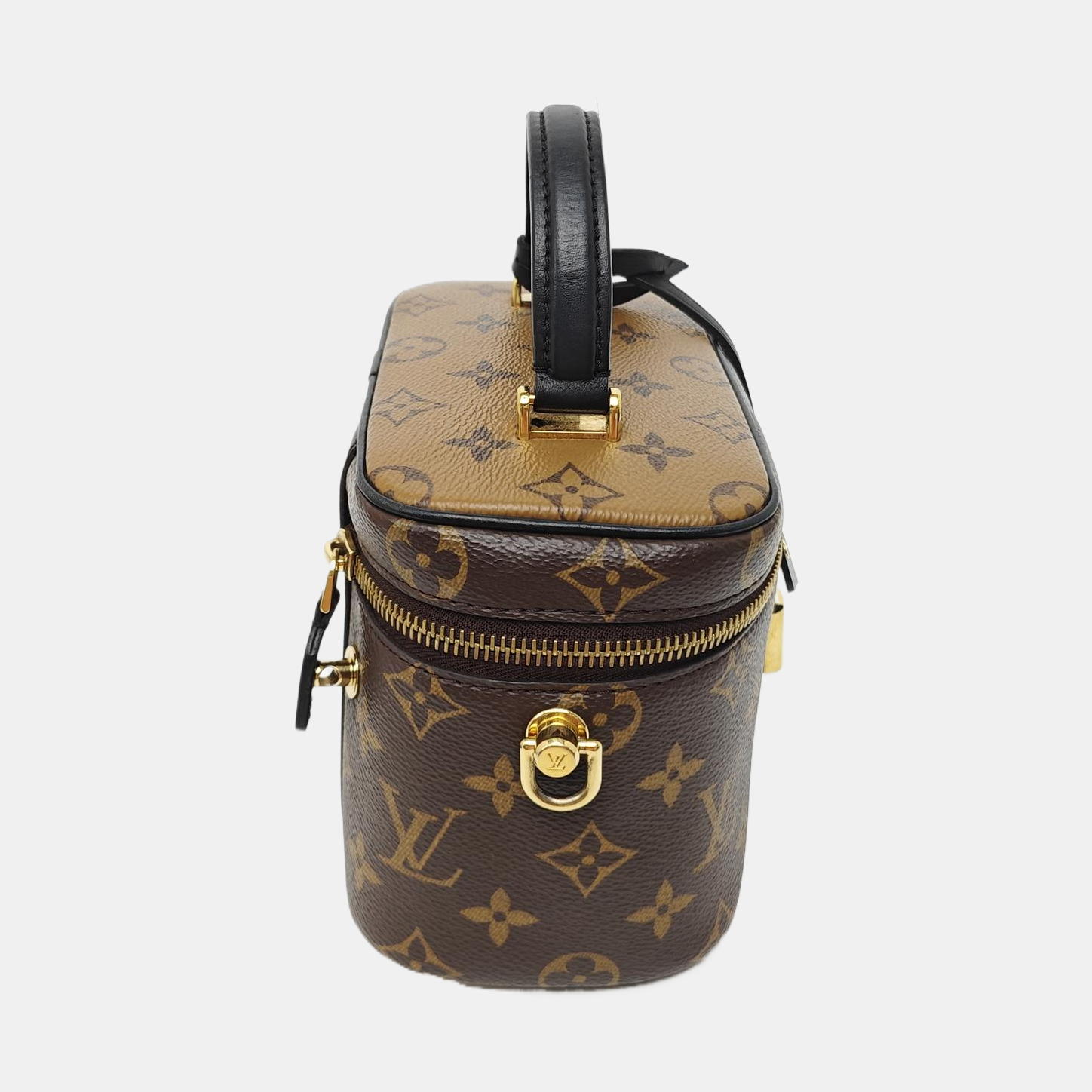 Vanity Chain Pouch Monogram Coated Canvas Brown