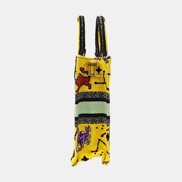 Book Tote Mini Canvas Yellow