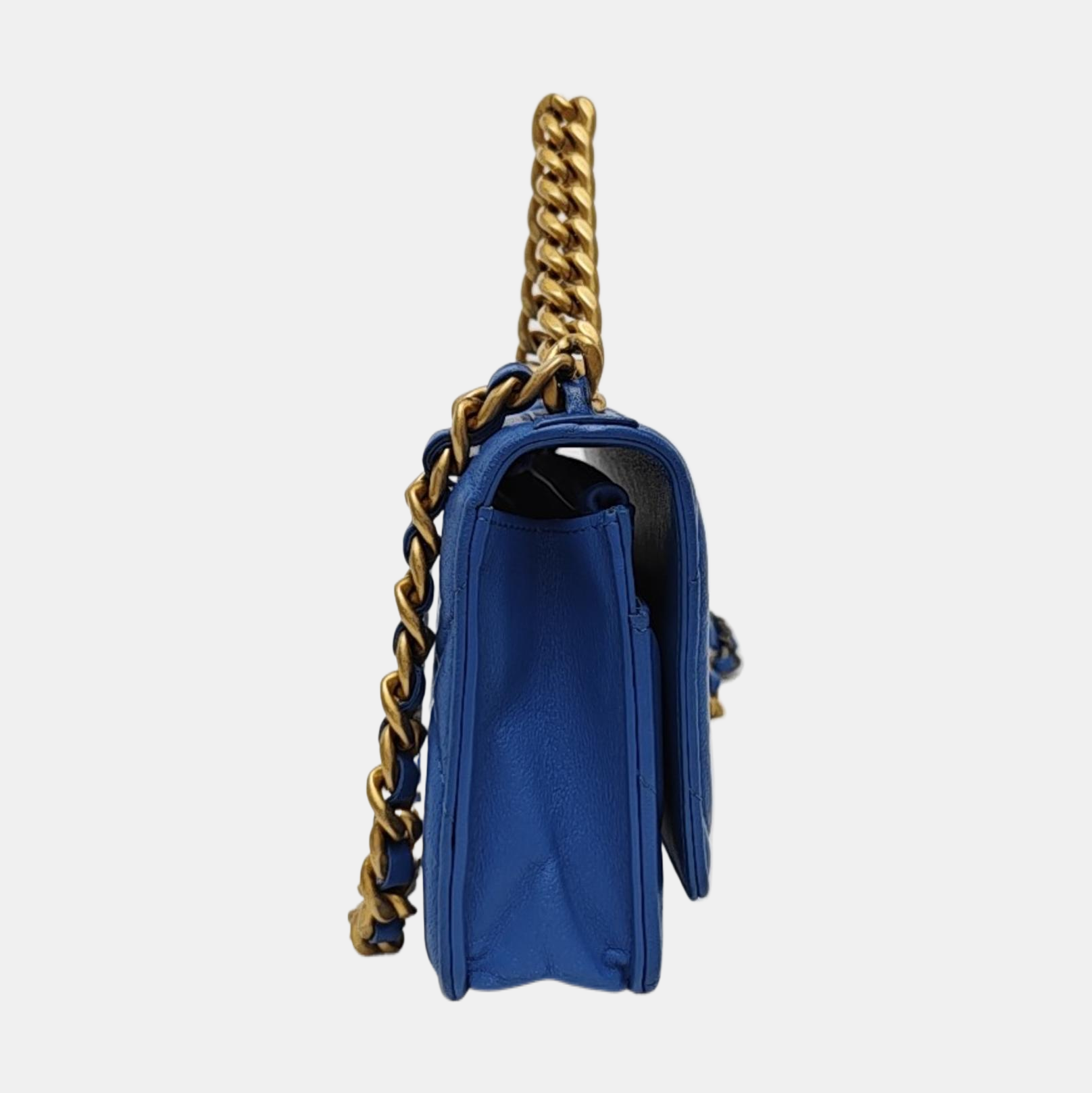 CHANEL 19 WOC Quilted Lambskin Blue