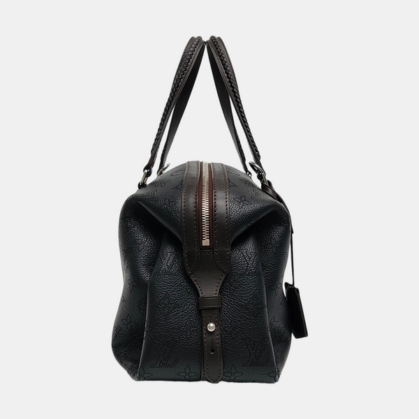 ASTERIA Monogram Calfskin Black