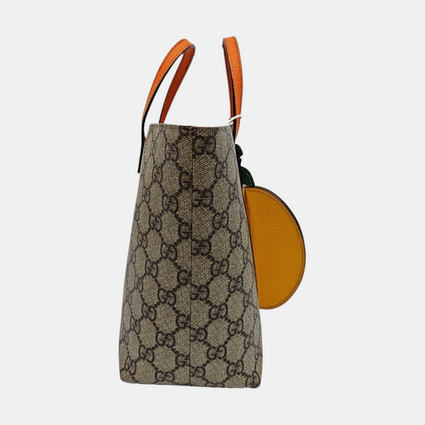Children’s GG Bucket Monogram Coated Canvas Beige