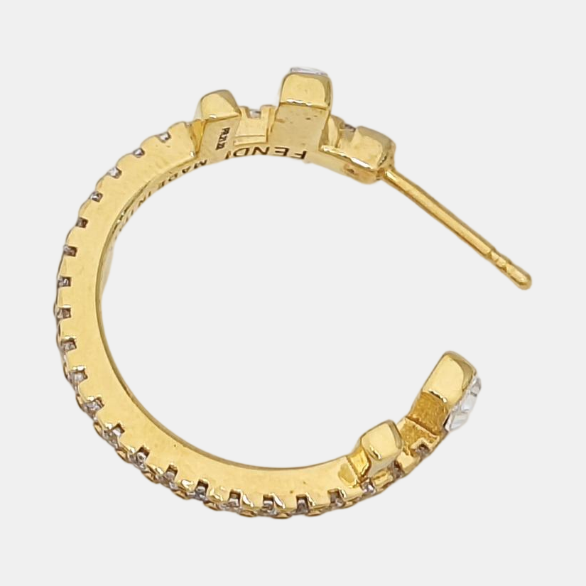 Metal Gold Stud Earrings