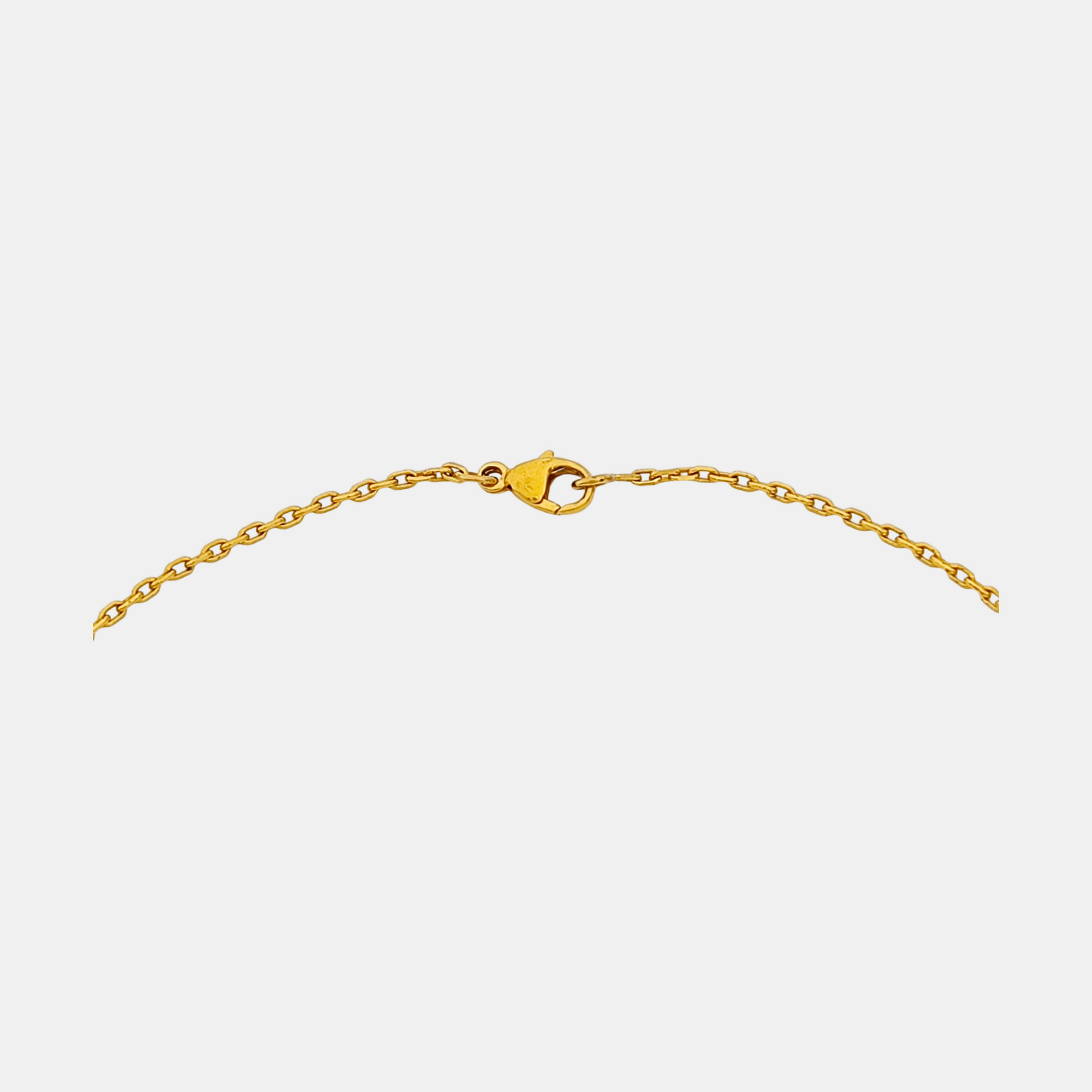 Pop H Metal Gold Necklace