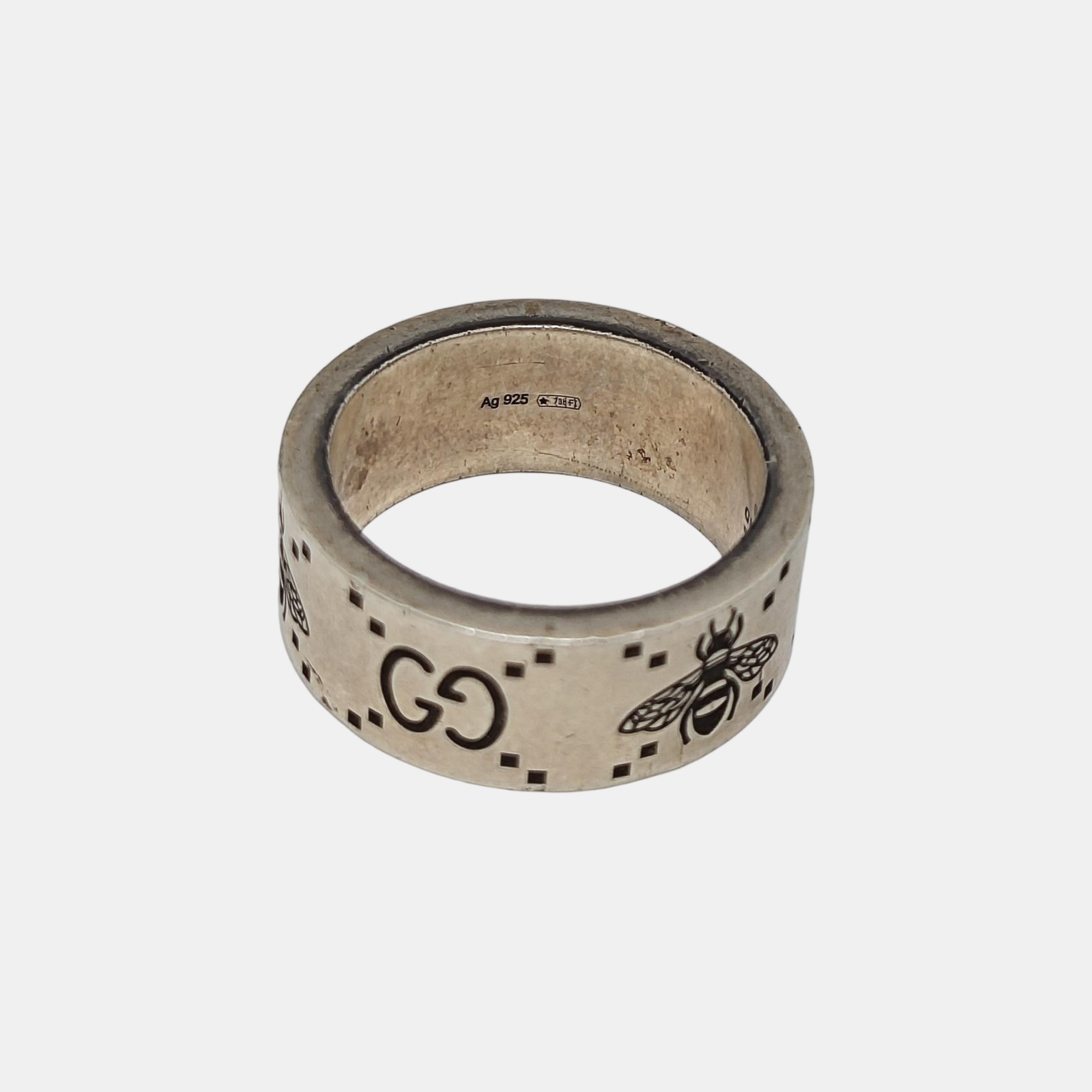 925 Sterling Silver Ring EU 59