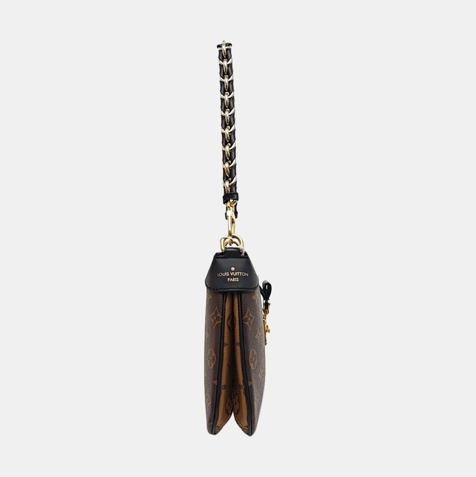 TWINNY Monogram Coated Canvas Brown