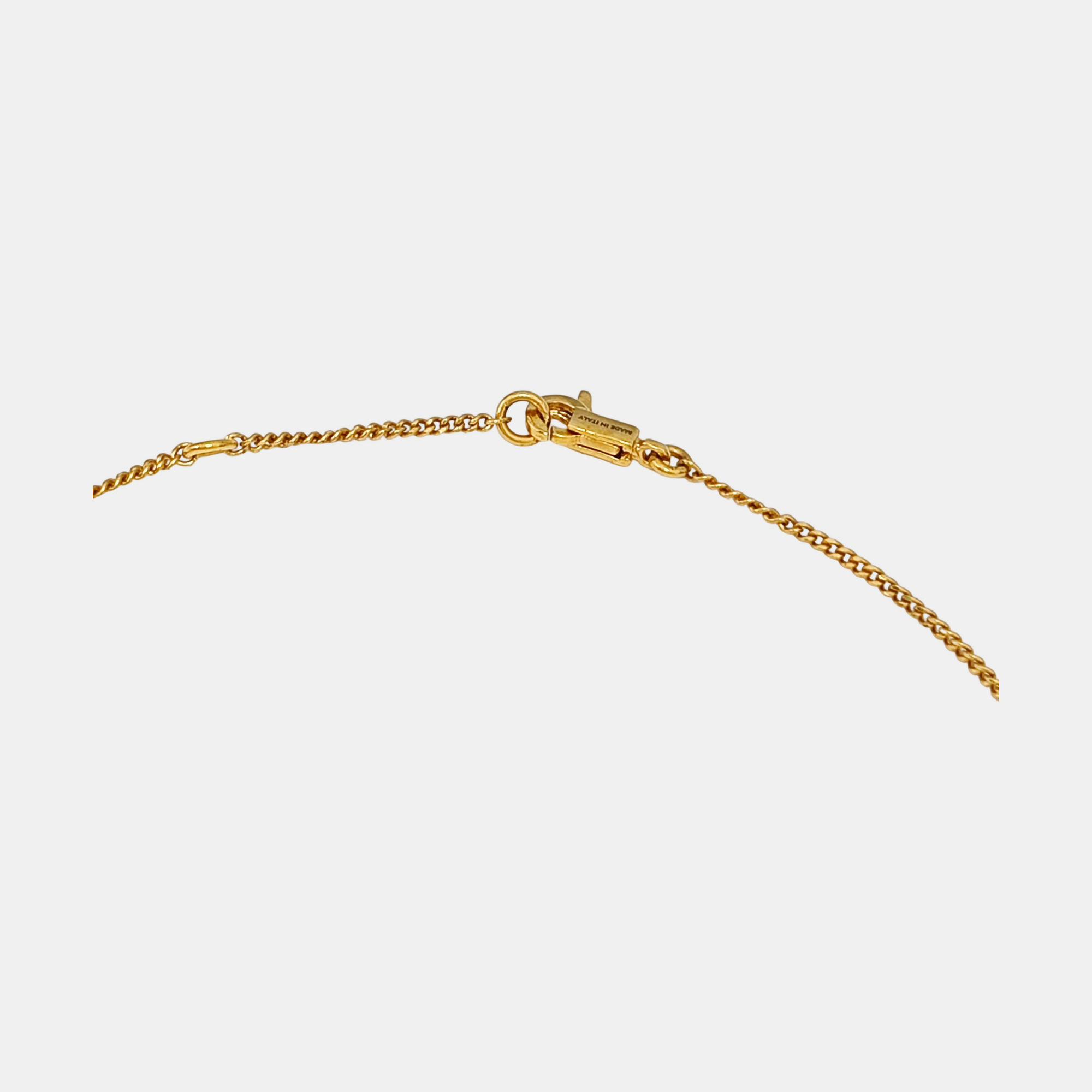 ALPHABET Brass Gold Necklace