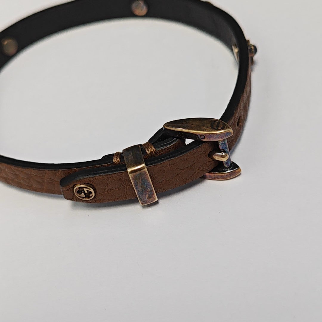 Leather Brown Bangle