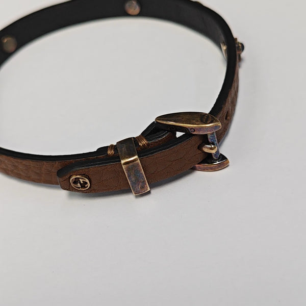 Leather Brown Bangle