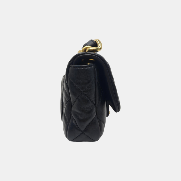 CLASSIC FLAP Mini Quilted Lambskin Black