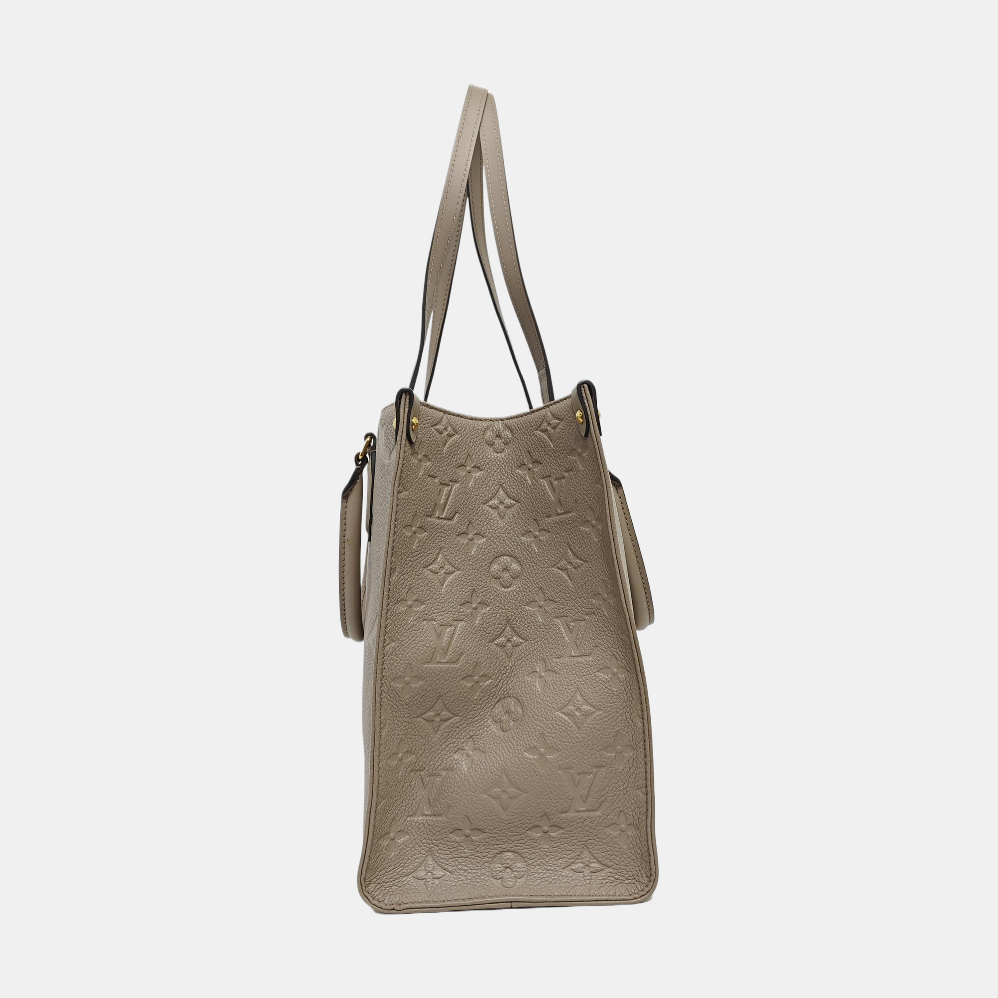ONTHEGO MM Monogram Calfskin Gray