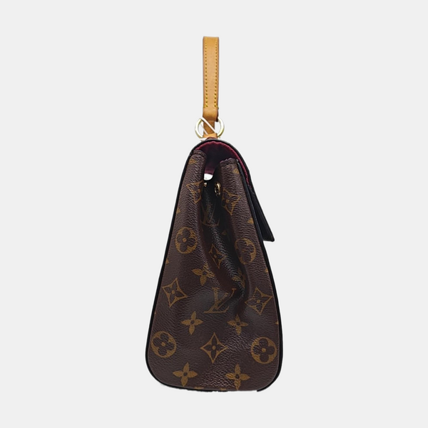 CLUNY PM Monogram Coated Canvas Brown