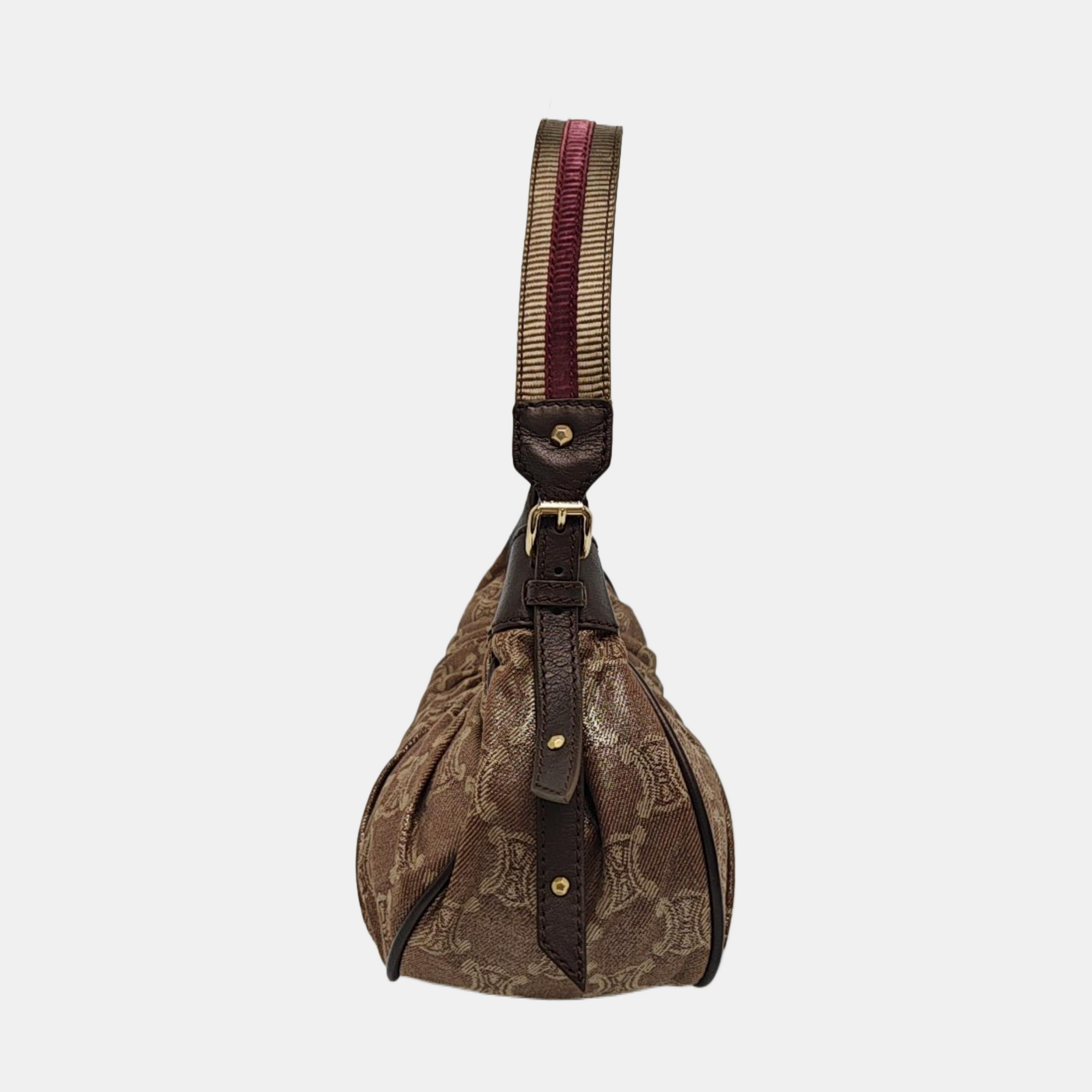 Canvas Top Handle Bag Brown