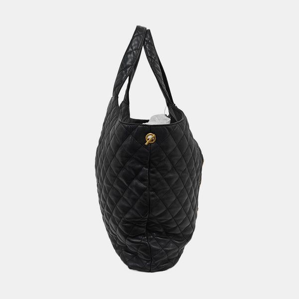 ICARE Extra Large Quilted Lambskin Black